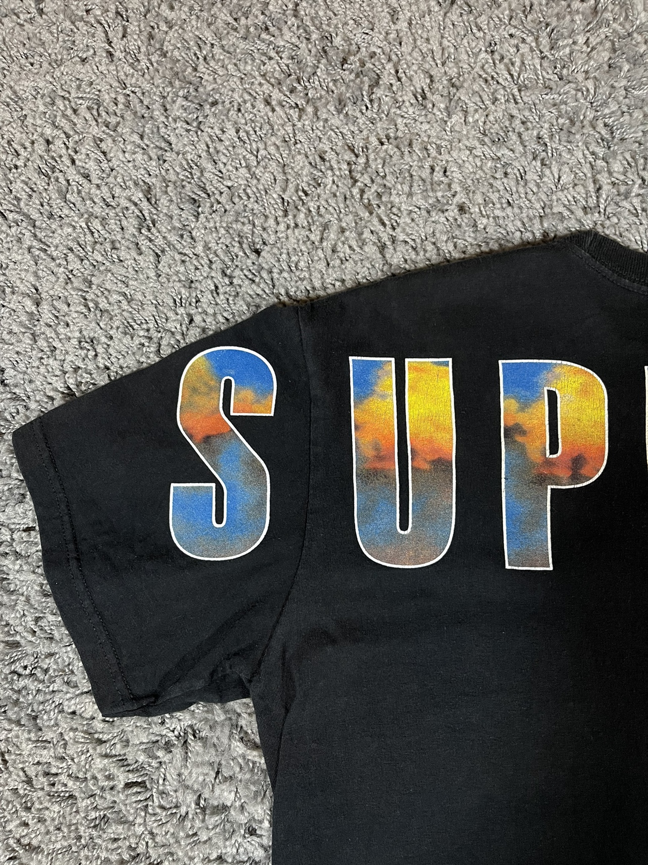 2017FW Supreme Crash Tee Black T-Shirt image indicator(3)
