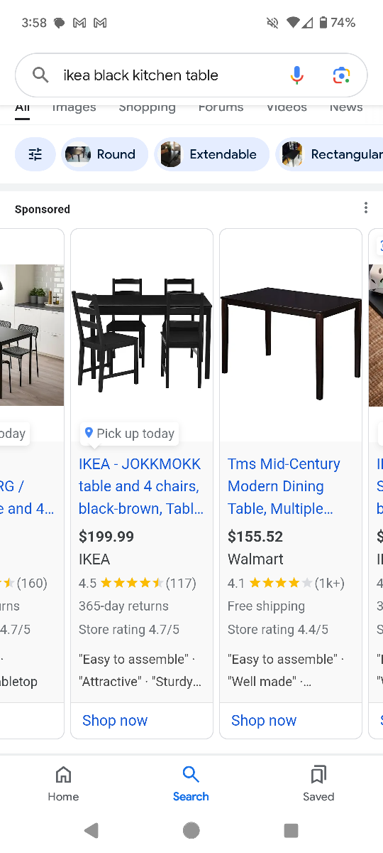 IKEA JOKKMOKK table + 2 Chairs - photo 4