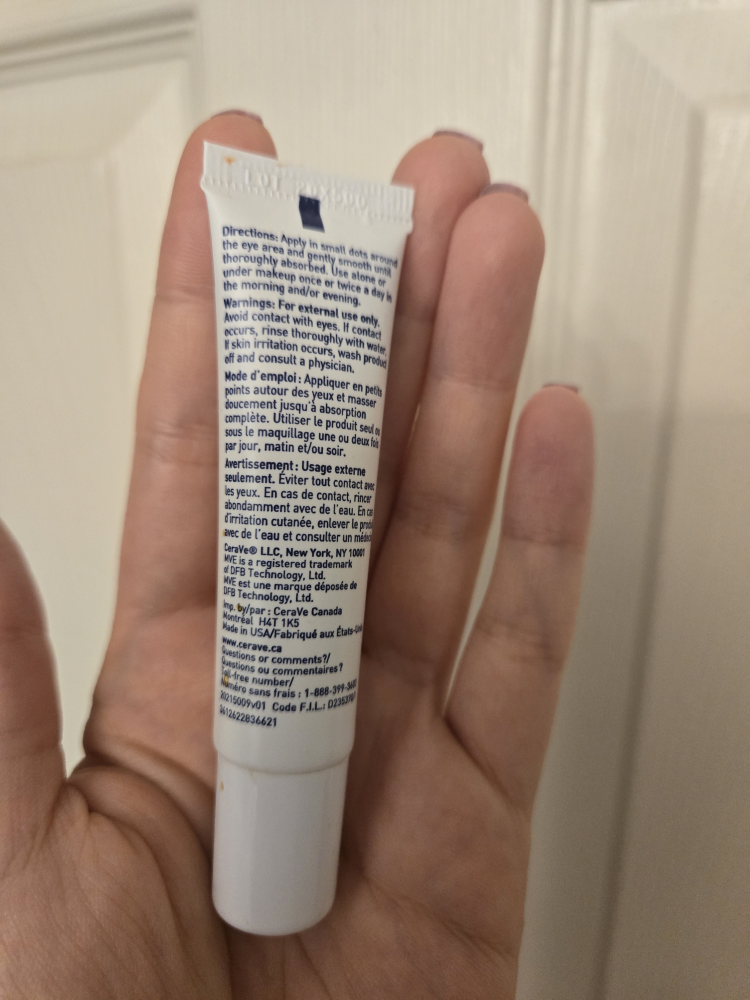 Hyaluronic acid eye cream CeraVe image indicator(2)