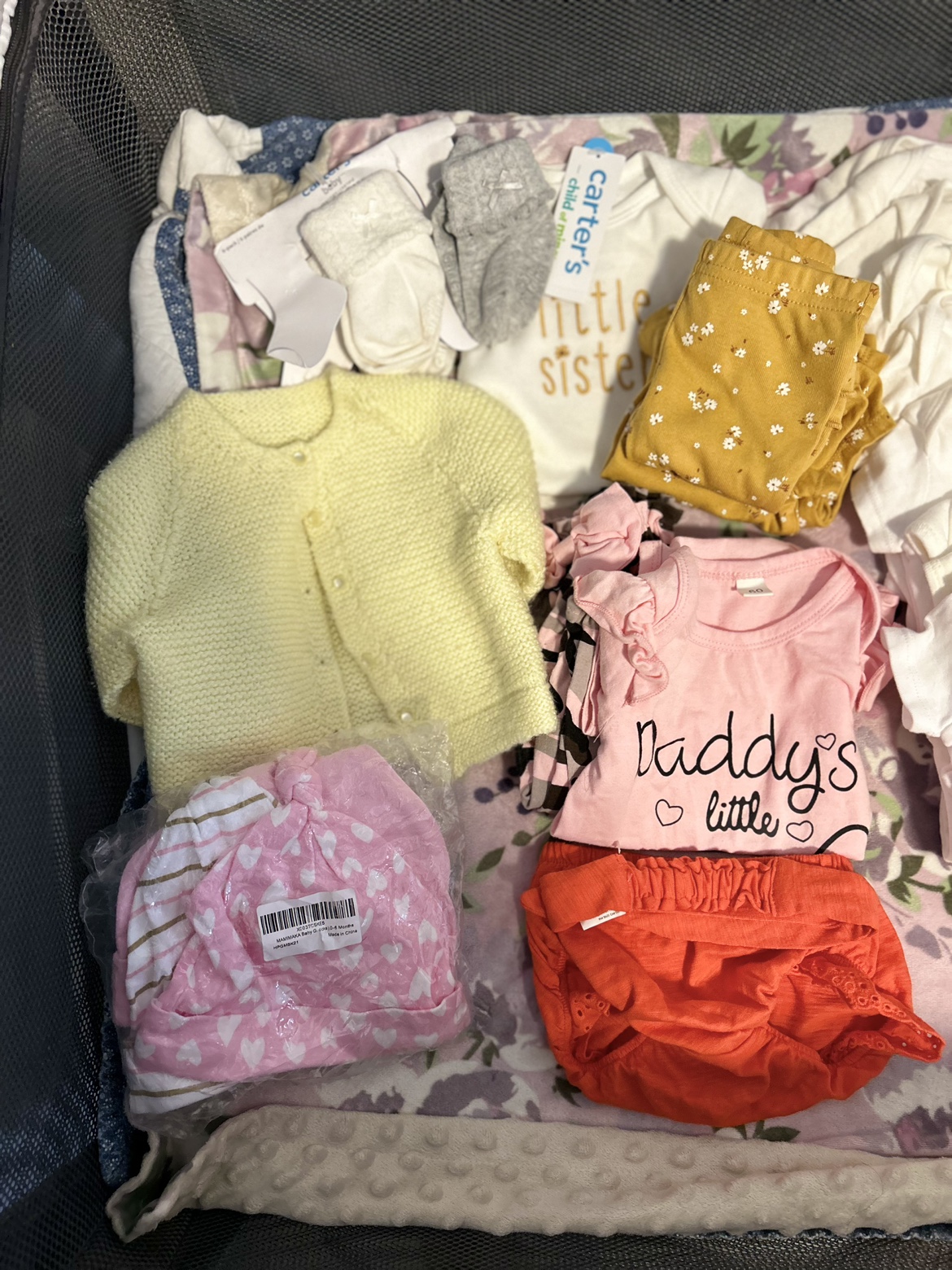Lots of 3 months old baby-girl clothing $20 for everything image indicator(3)