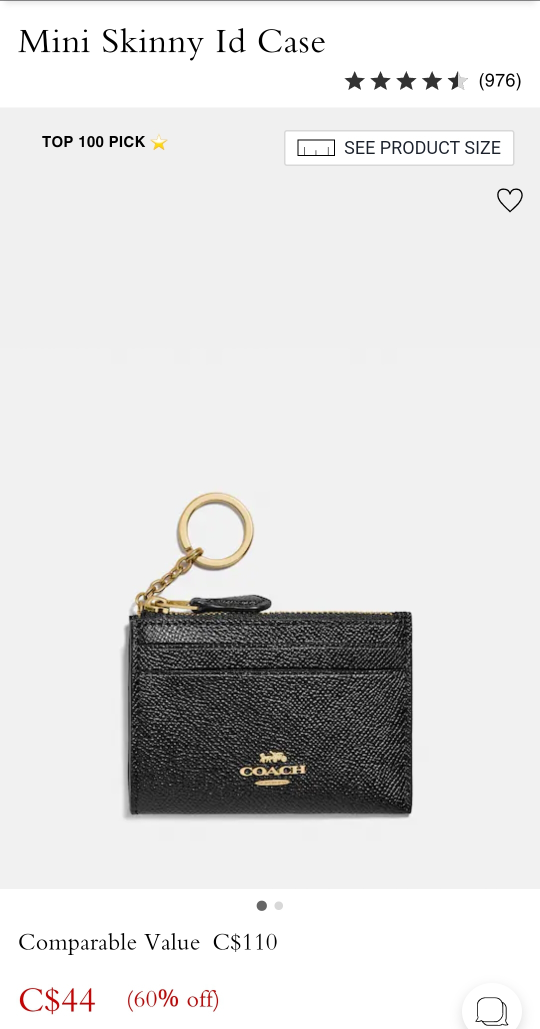 Brand New with tags - Coach wallet image indicator(4)