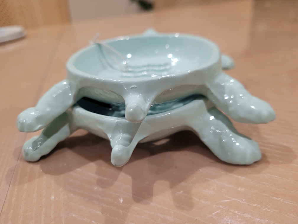 Set of 2 Cast Iron Sea Turtle Soap Holder / Soap Dish NEW image indicator(6)