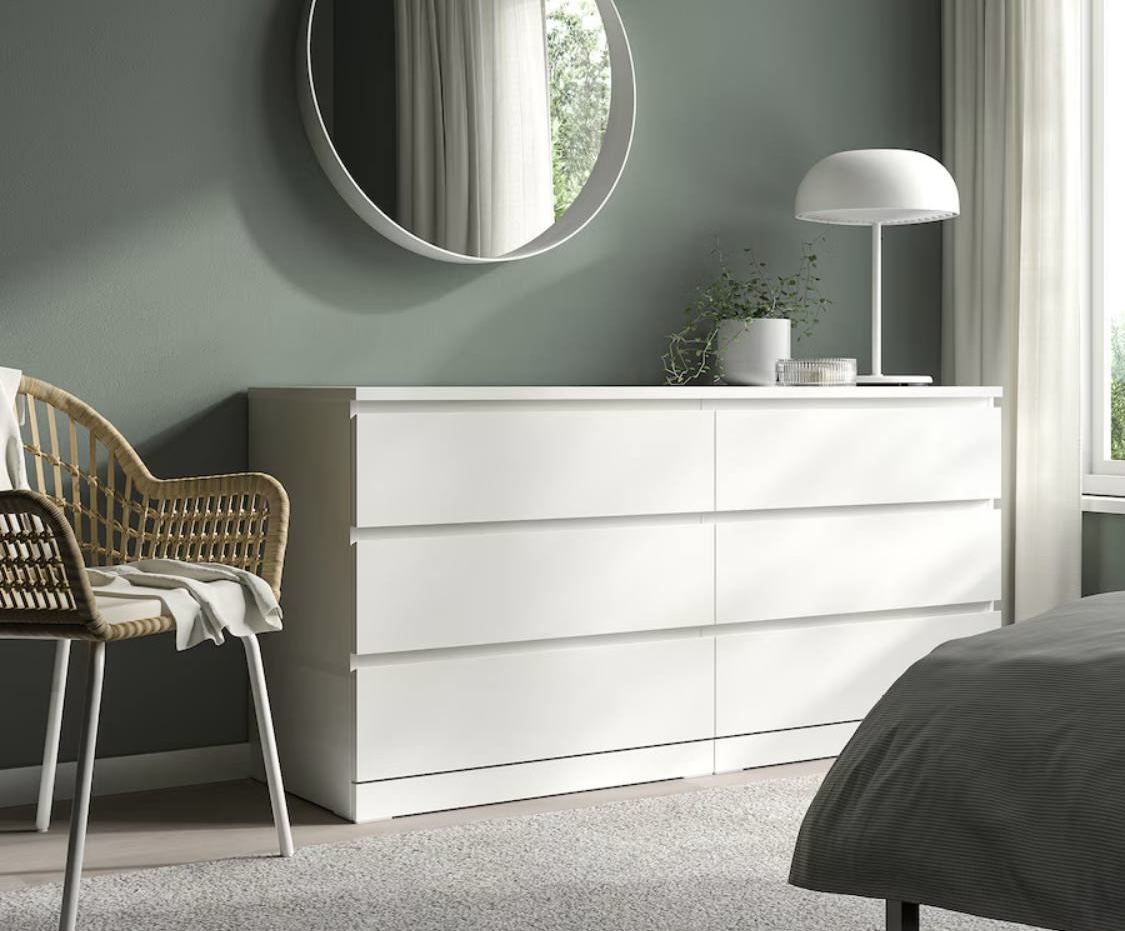 Ikea Malm 6-drawer chest