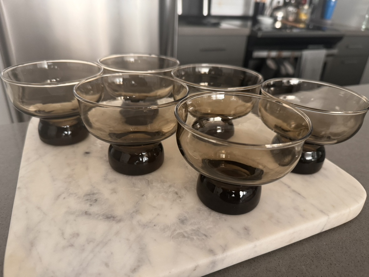 Mid-Century cocktail glasses thumbnail