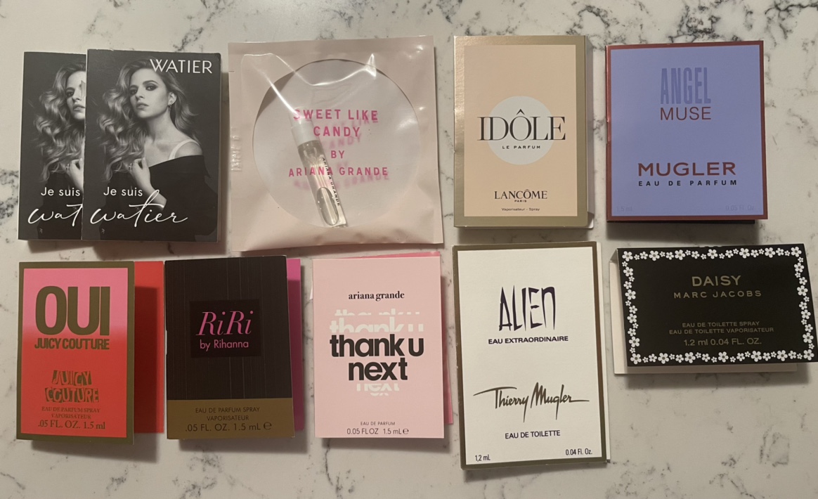 Perfume samples - 10 pcs