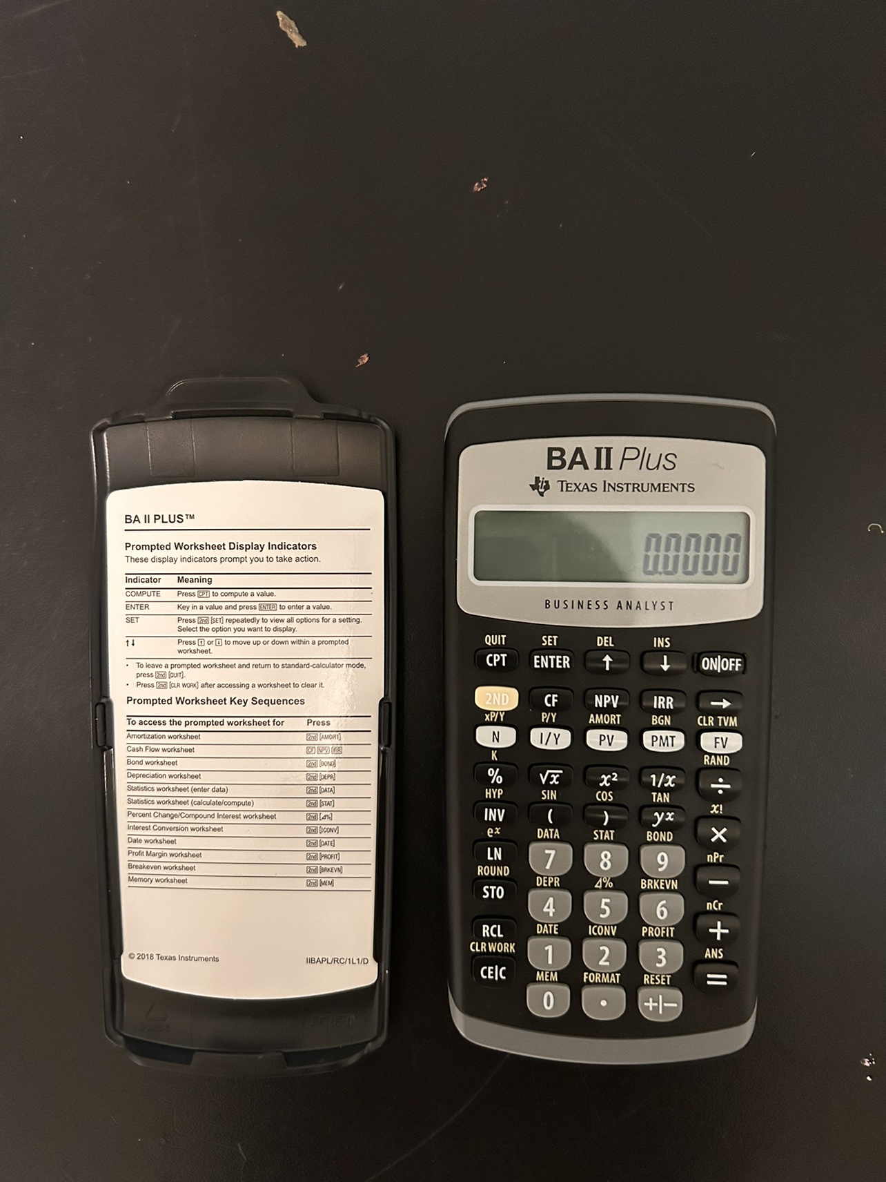 Texas Instruments BS 2 Plus calculator