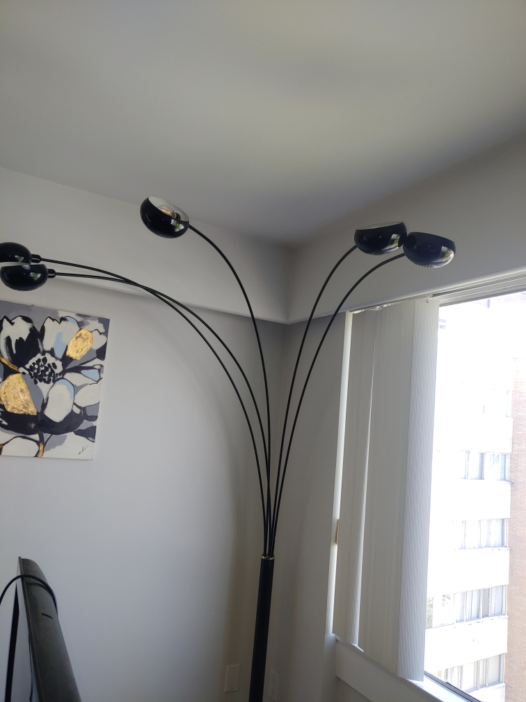 Five lights floor lamp