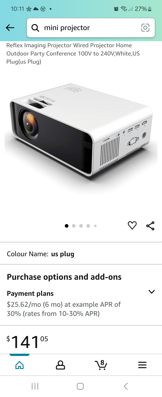 portable projector