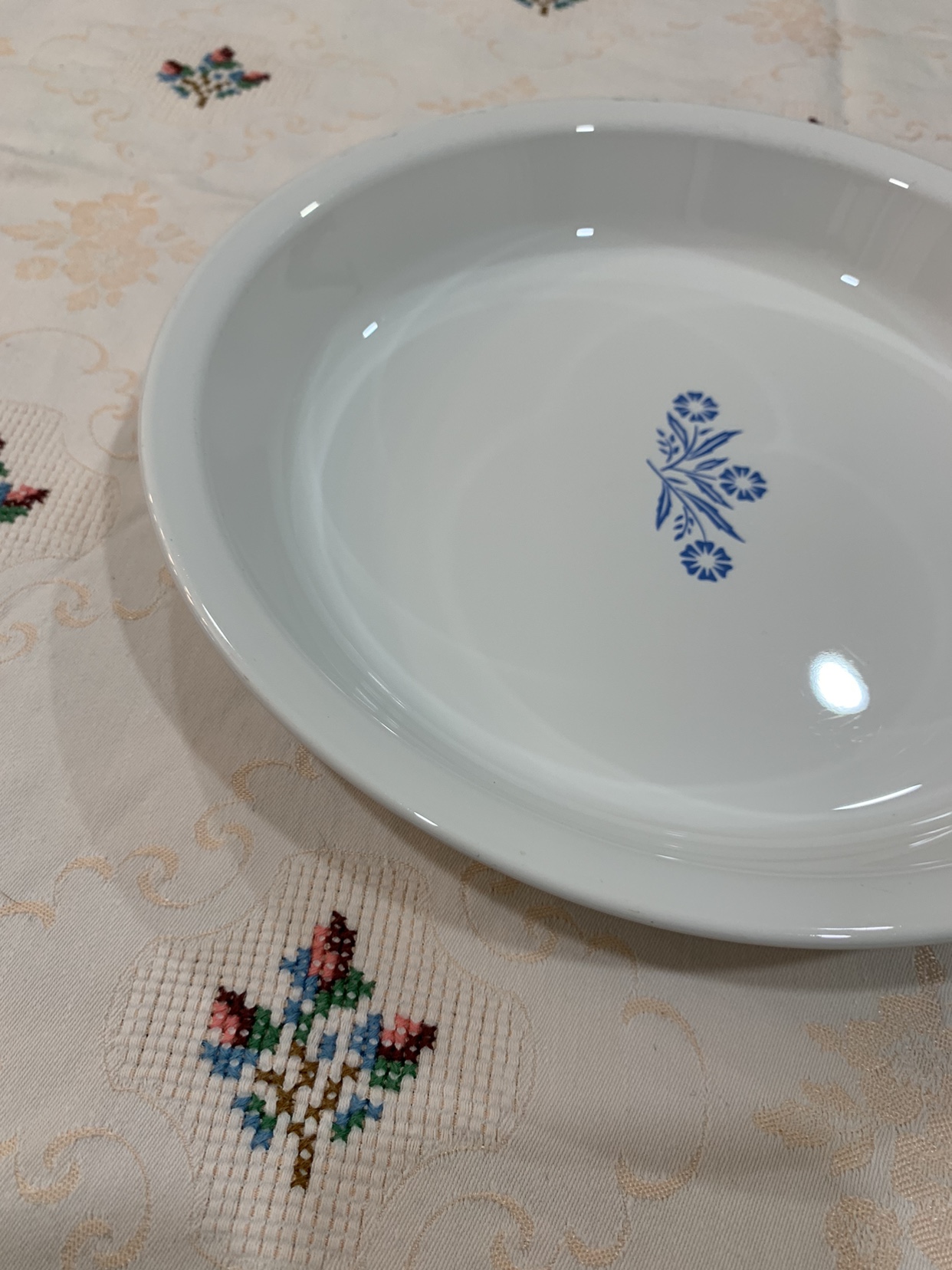 Corning Ware Cornflower Pie Plate image indicator(4)