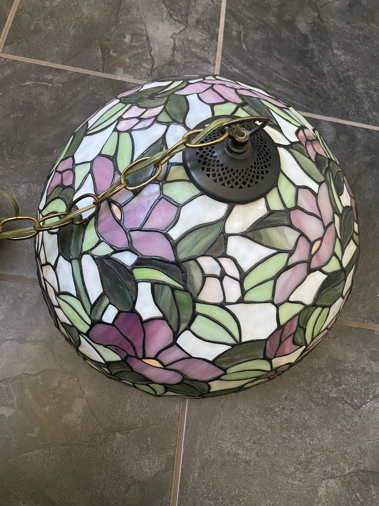 Tiffany Style Stained Glass Ceiling Lamp Fixture Light