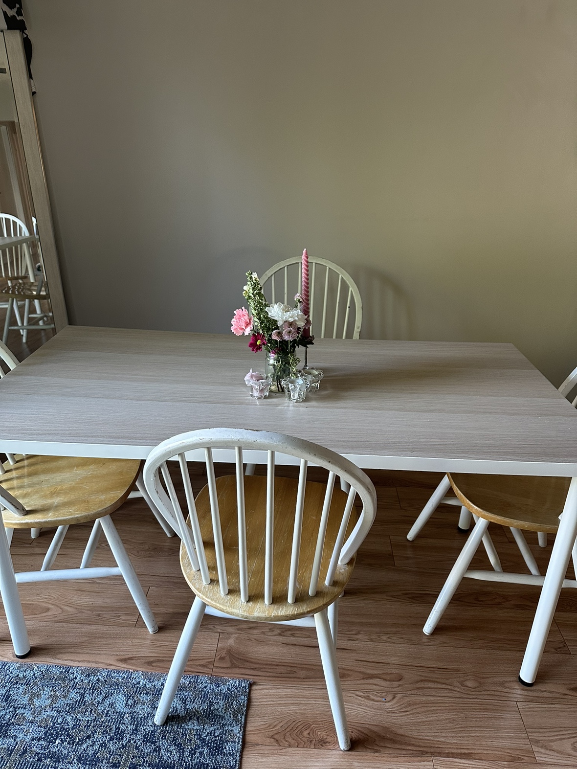 Dining Table and Four Chairs