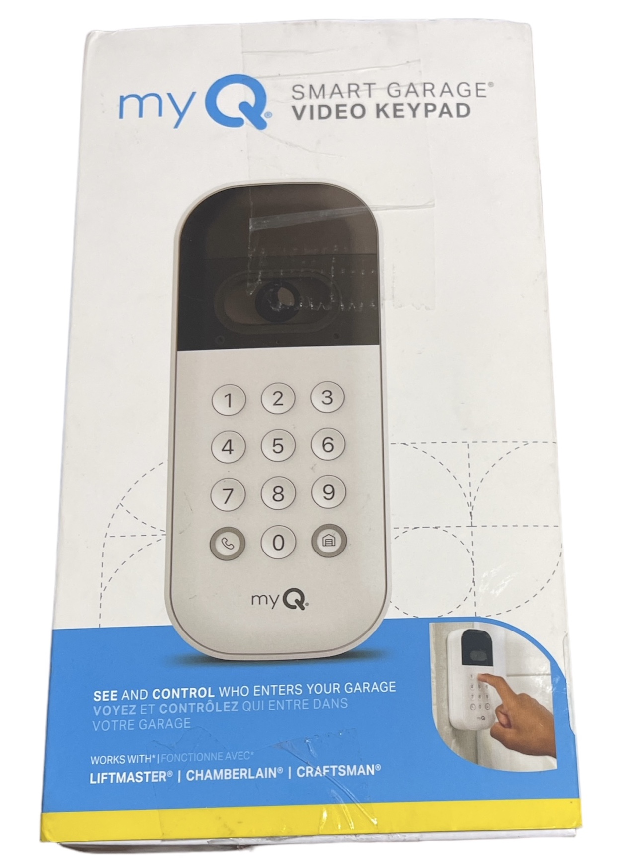myQ Chamberlain Smart Garage Door Video with Keypad - photo 3