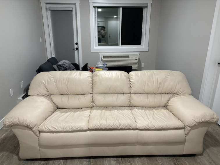 Full set 3 pieces leather sofa made in Canada - photo 4
