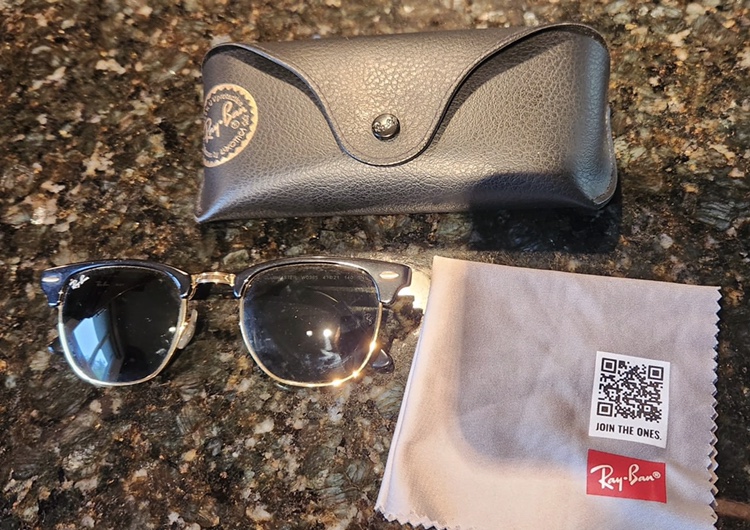 Ray Ban Clubmasters Sunglasses like new thumbnail