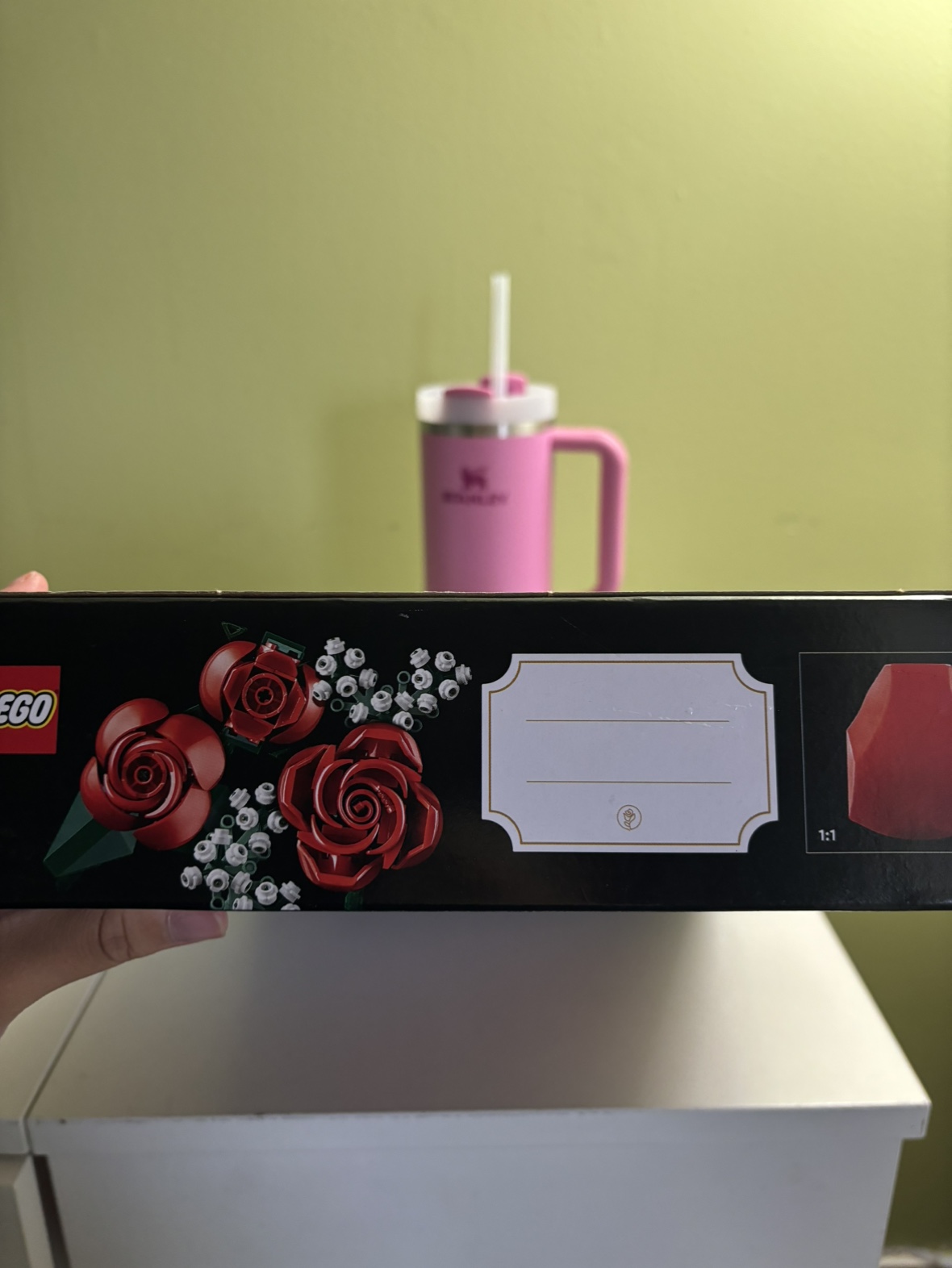 Lego bouquet of roses - photo 3
