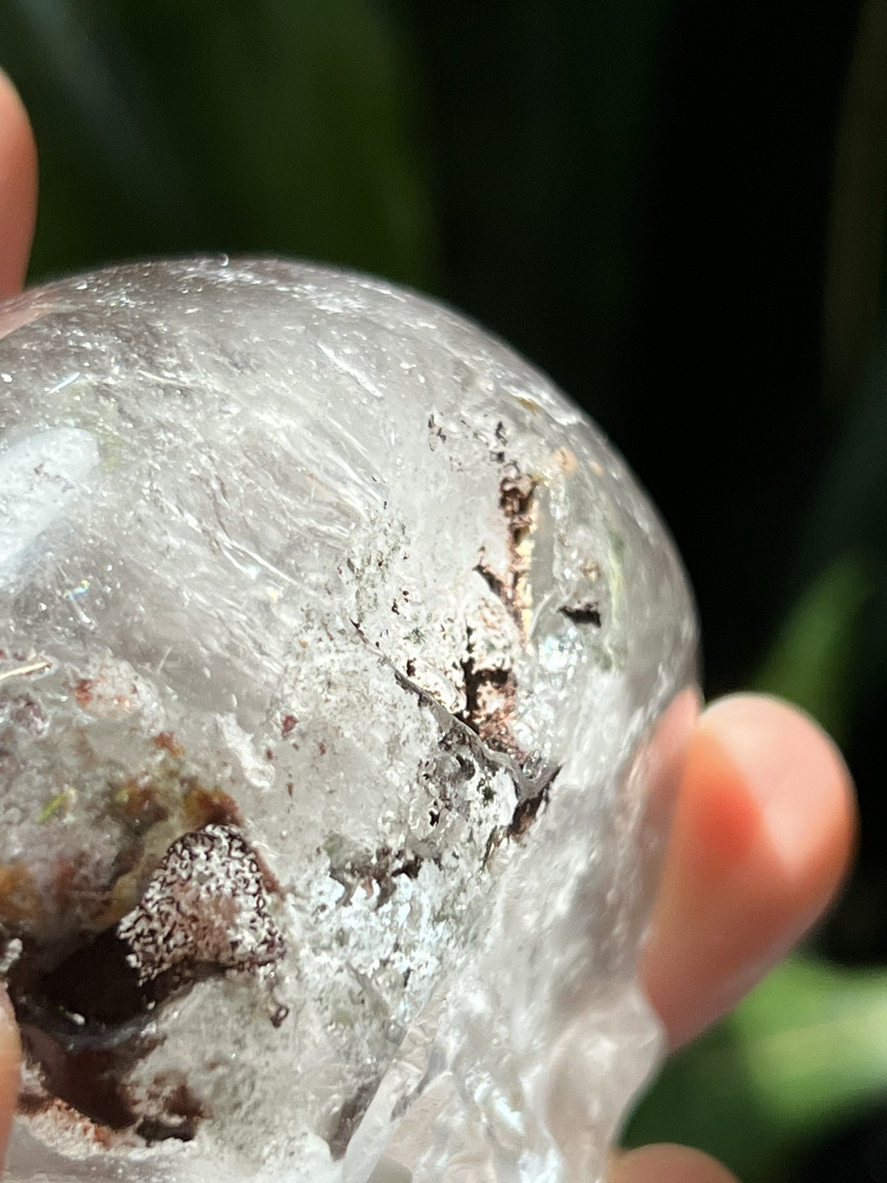 Garden quartz skull carving (J) | crystal image indicator(7)