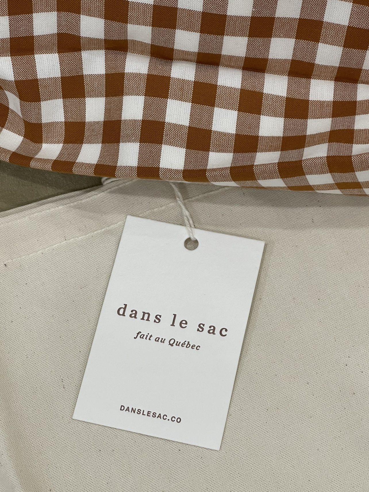 NEW! 100% COTTON EXTRA LARGE TOTE, by DANS LE SAC, image indicator(3)