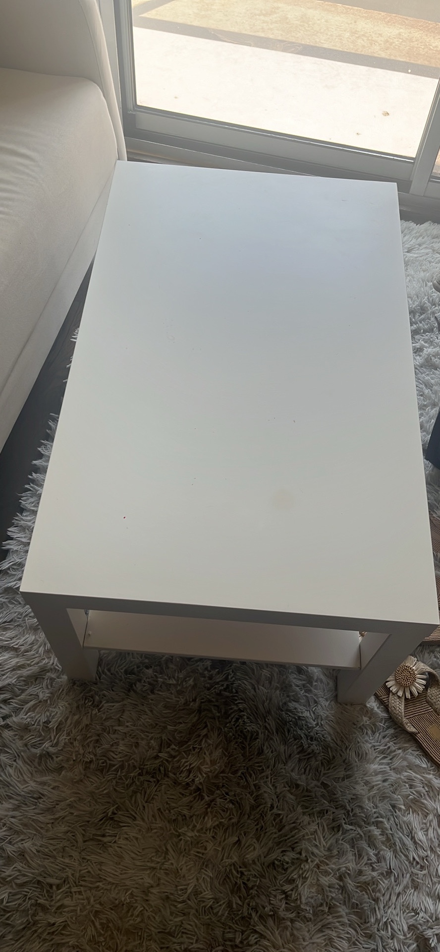 White coffee table - photo 2