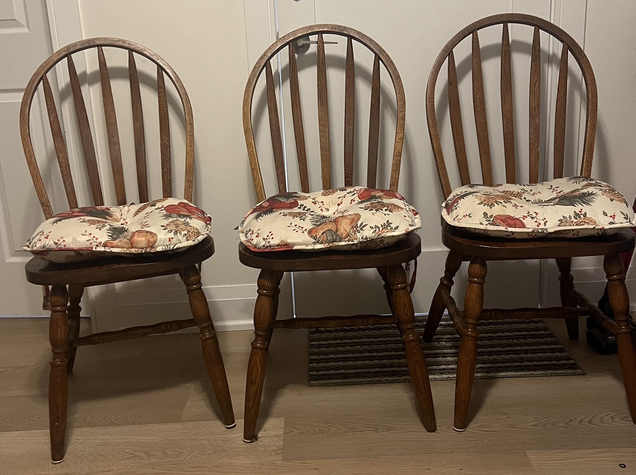 3 wooden chair