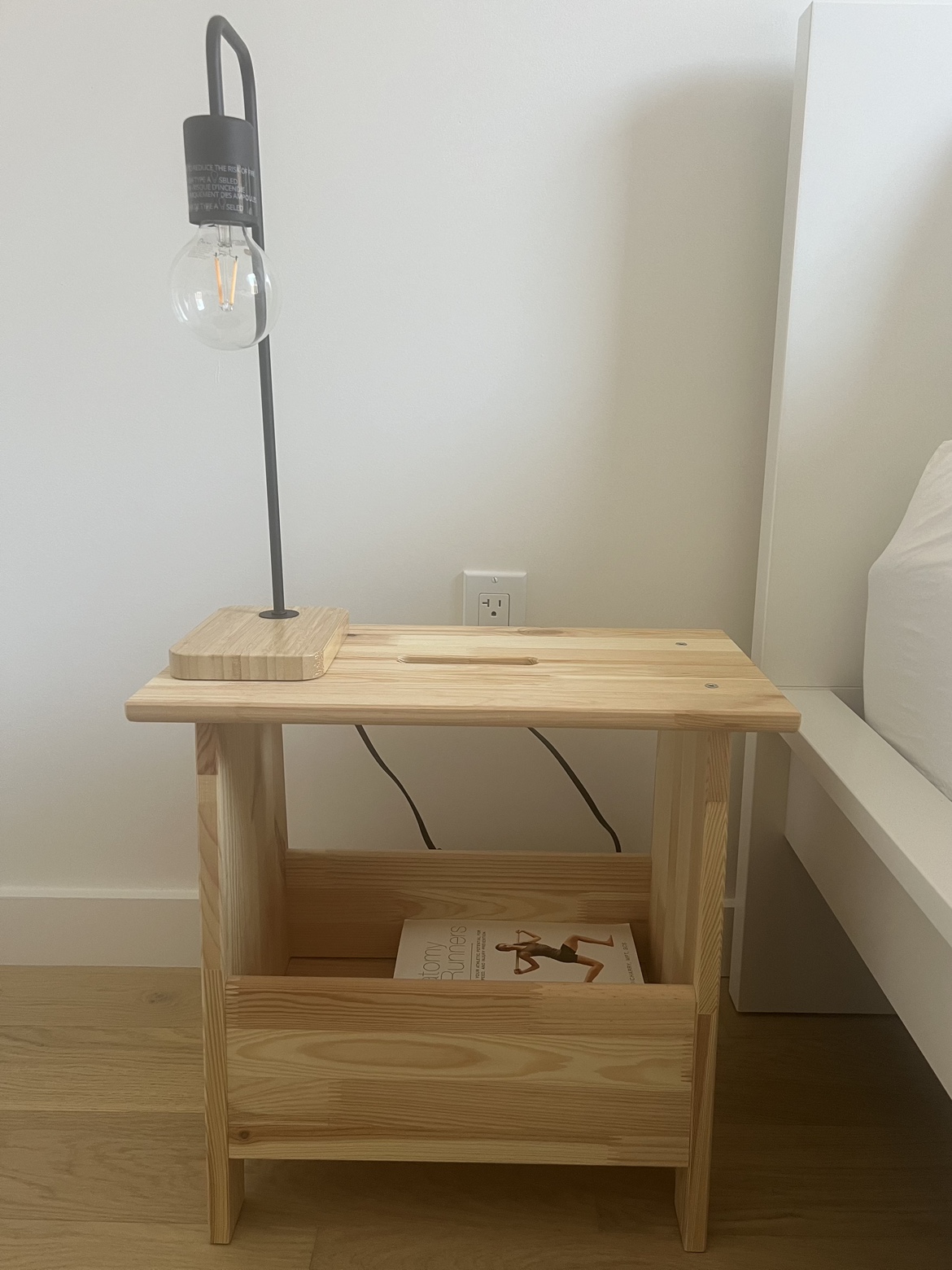 Stool with storage / bedside table
