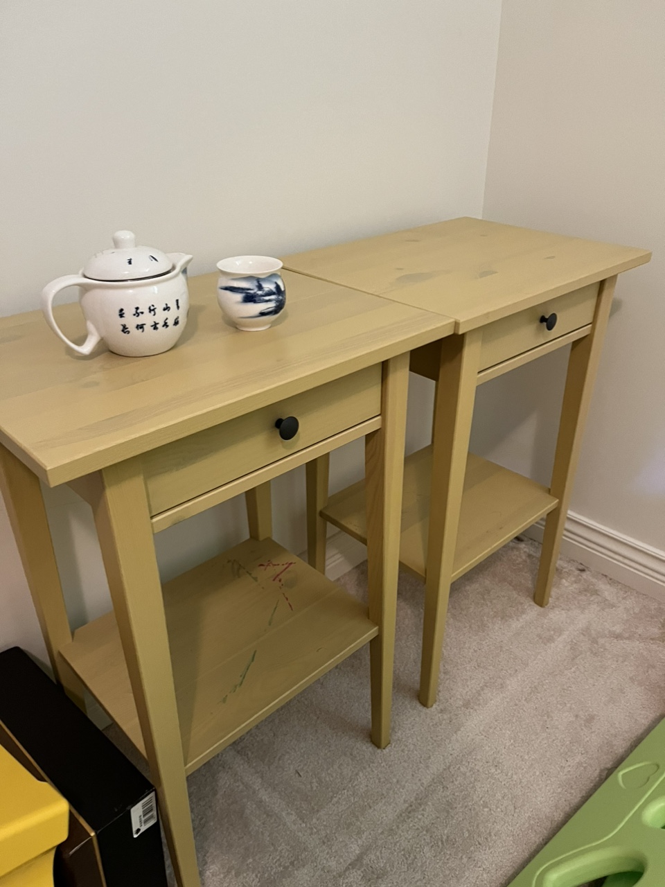 Yellow night stands