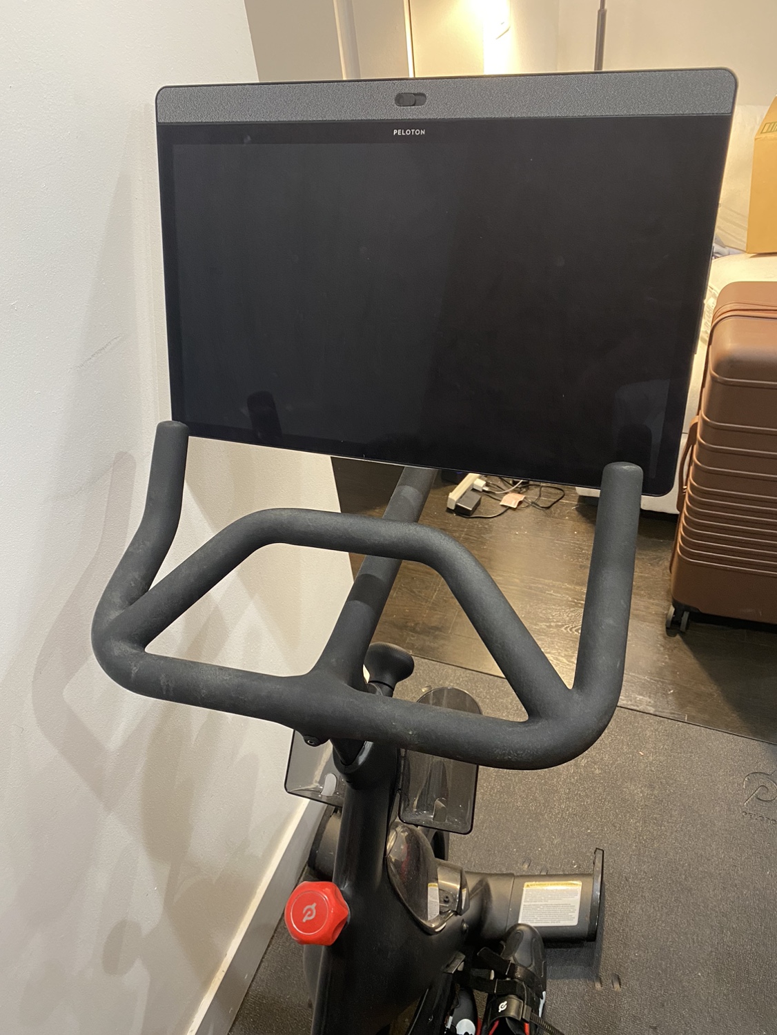 Peloton like new including weights and mat | $950 - photo 2