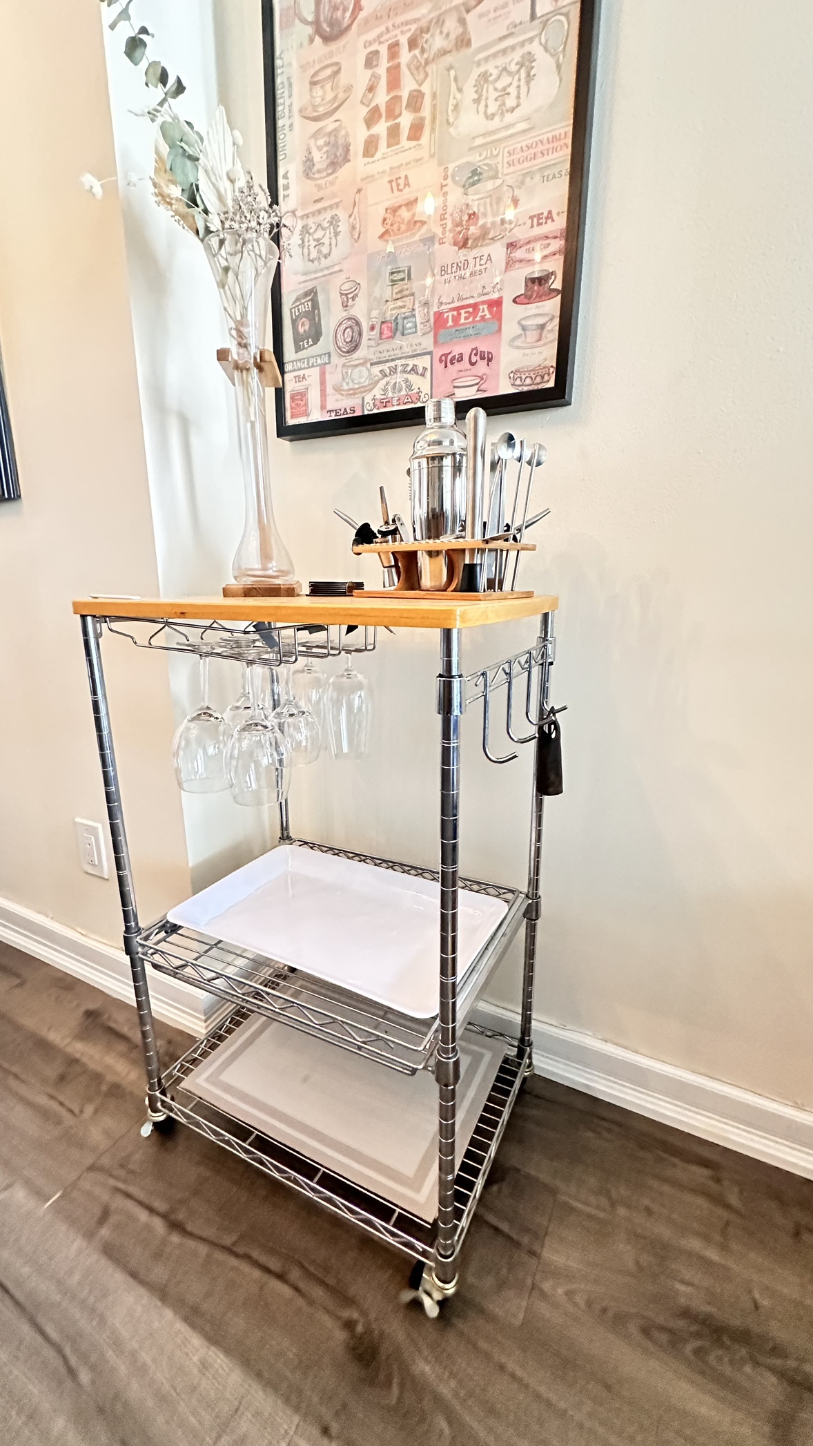 Bar Cart and Cocktail Making Kit - photo 2