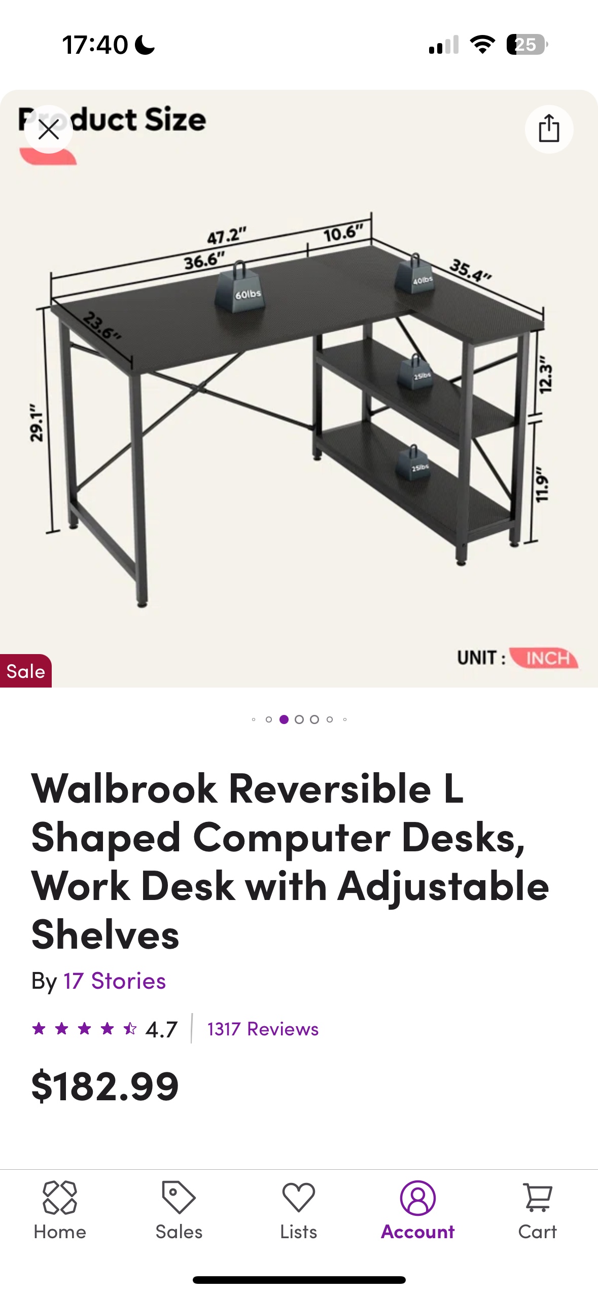 Reversible L shape office desk image indicator(4)
