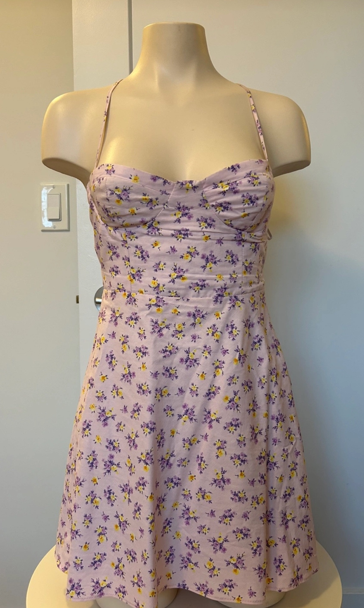 Strappy floral sundress #freecycle thumbnail