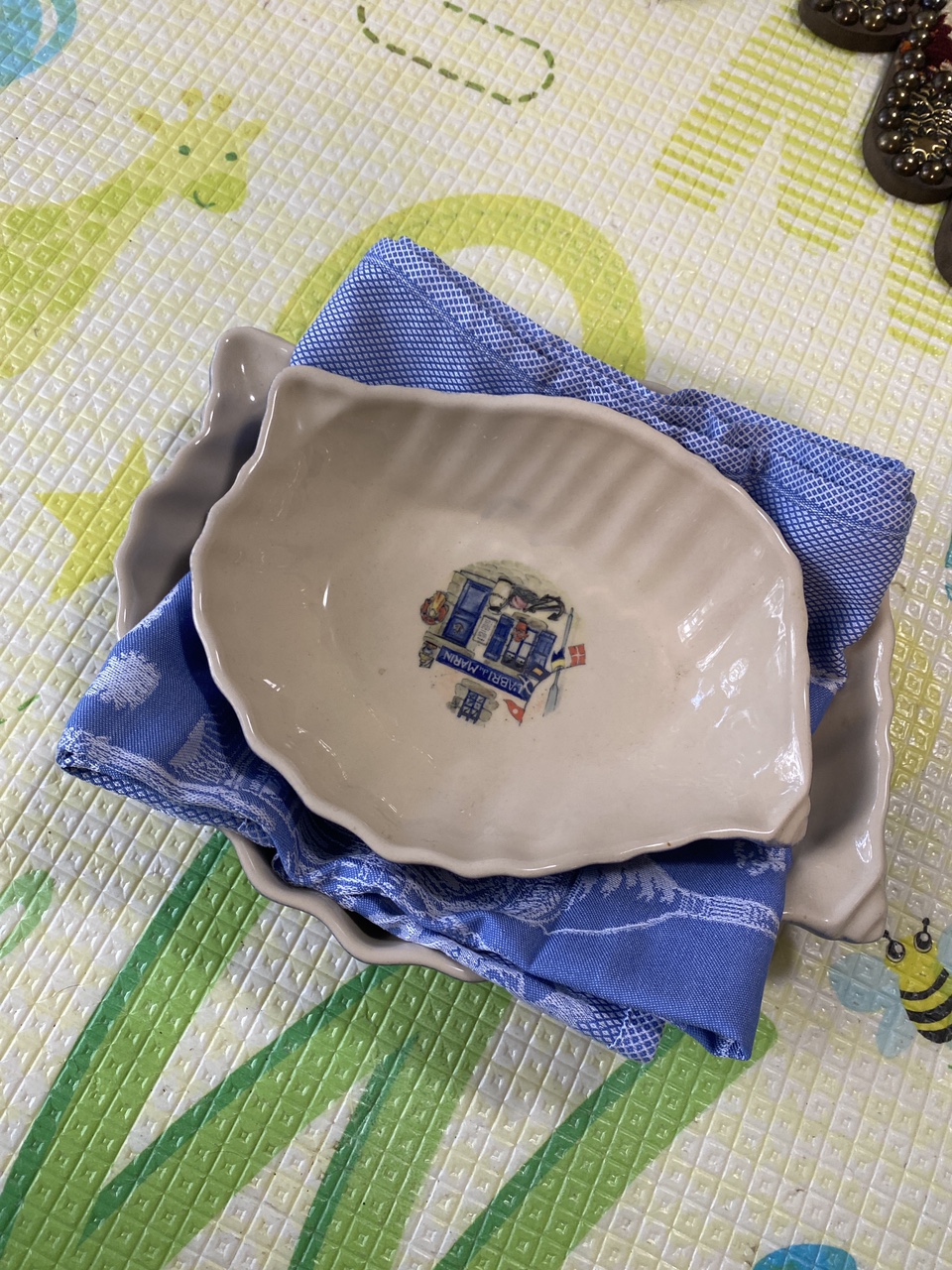 2 French ceramic dishes APPOLIA image indicator(5)