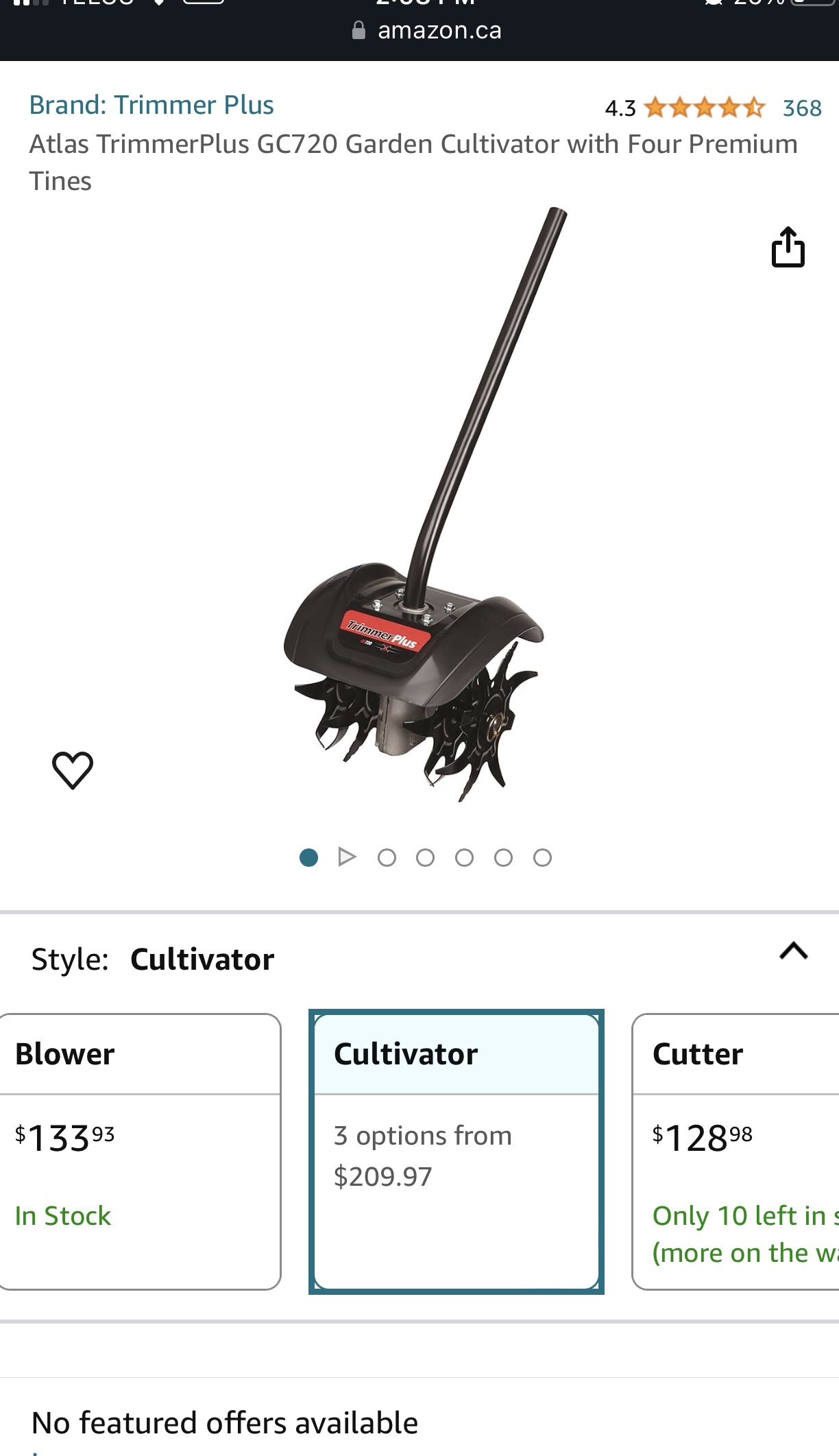Brand new trimmer plus tiller/cultivator