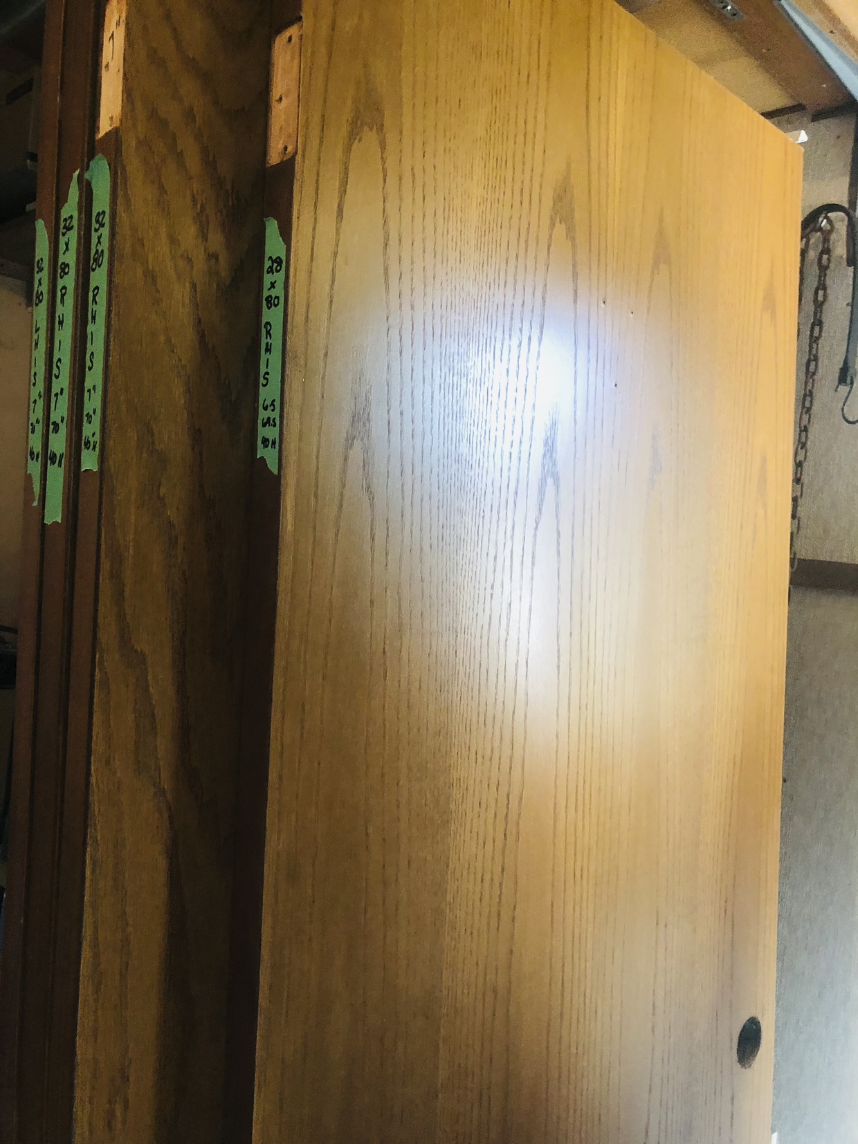 Oak doors - lot price