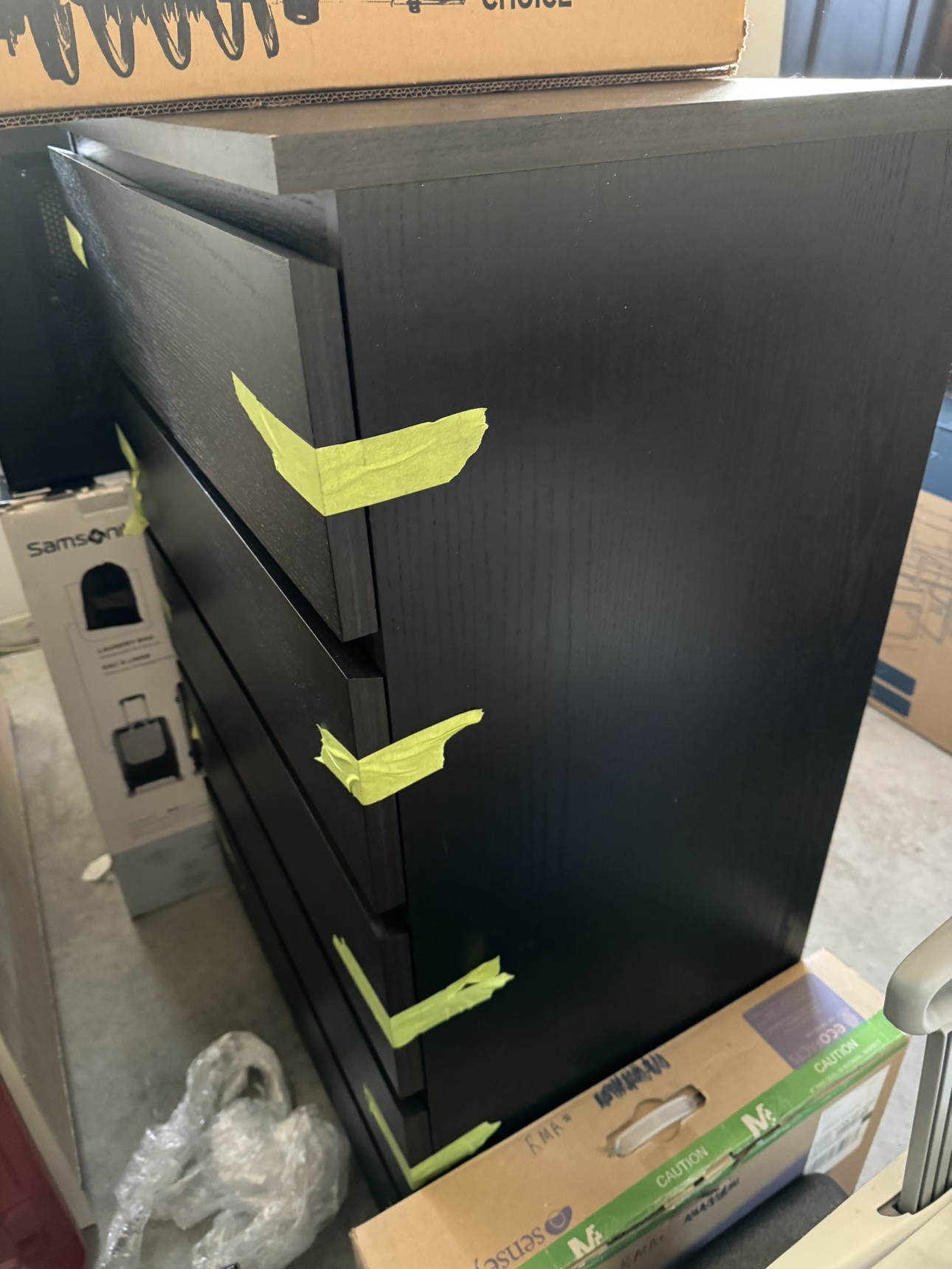 Black dresser
