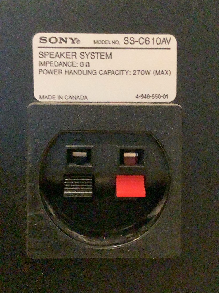 Sony C 610 Audio Speaker - photo 3
