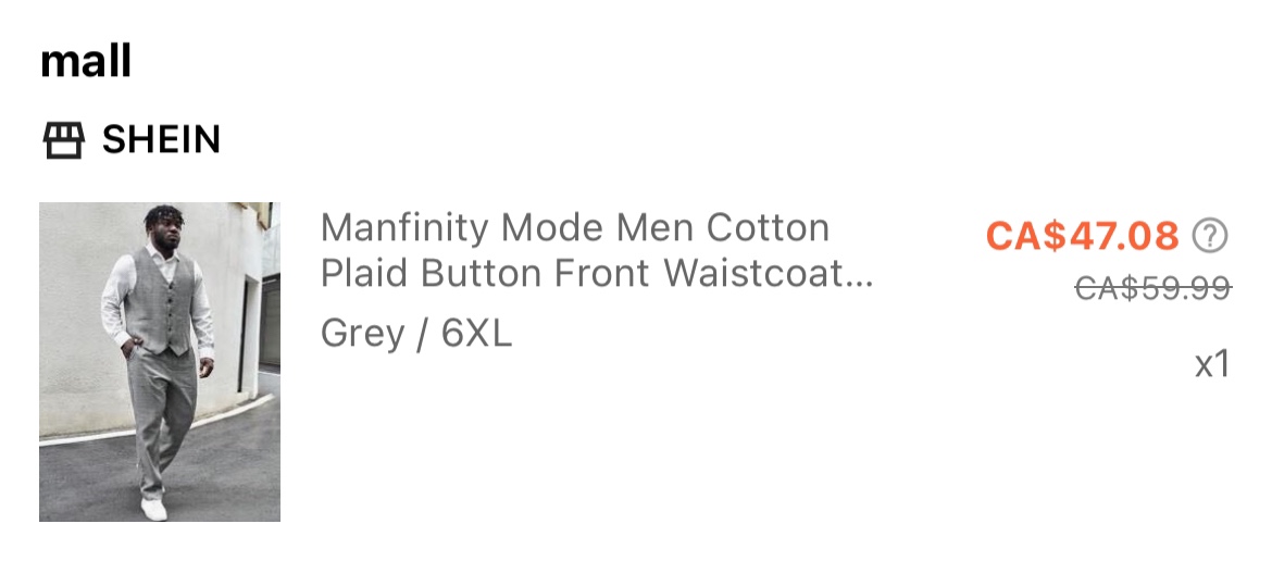 Men's Plaid Vest & Pant Set - photo 4