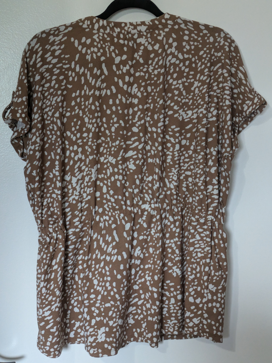 Brown Polka Dot Top - photo 3