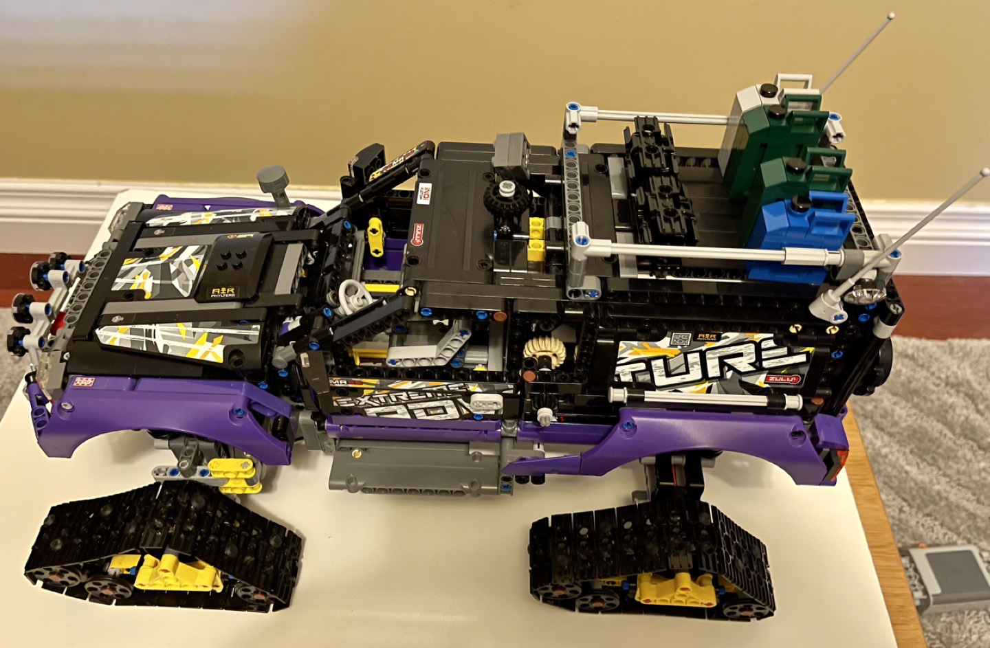 Lego Extreme Adventure Snowmobile + 2 Motor + lights image indicator(7)