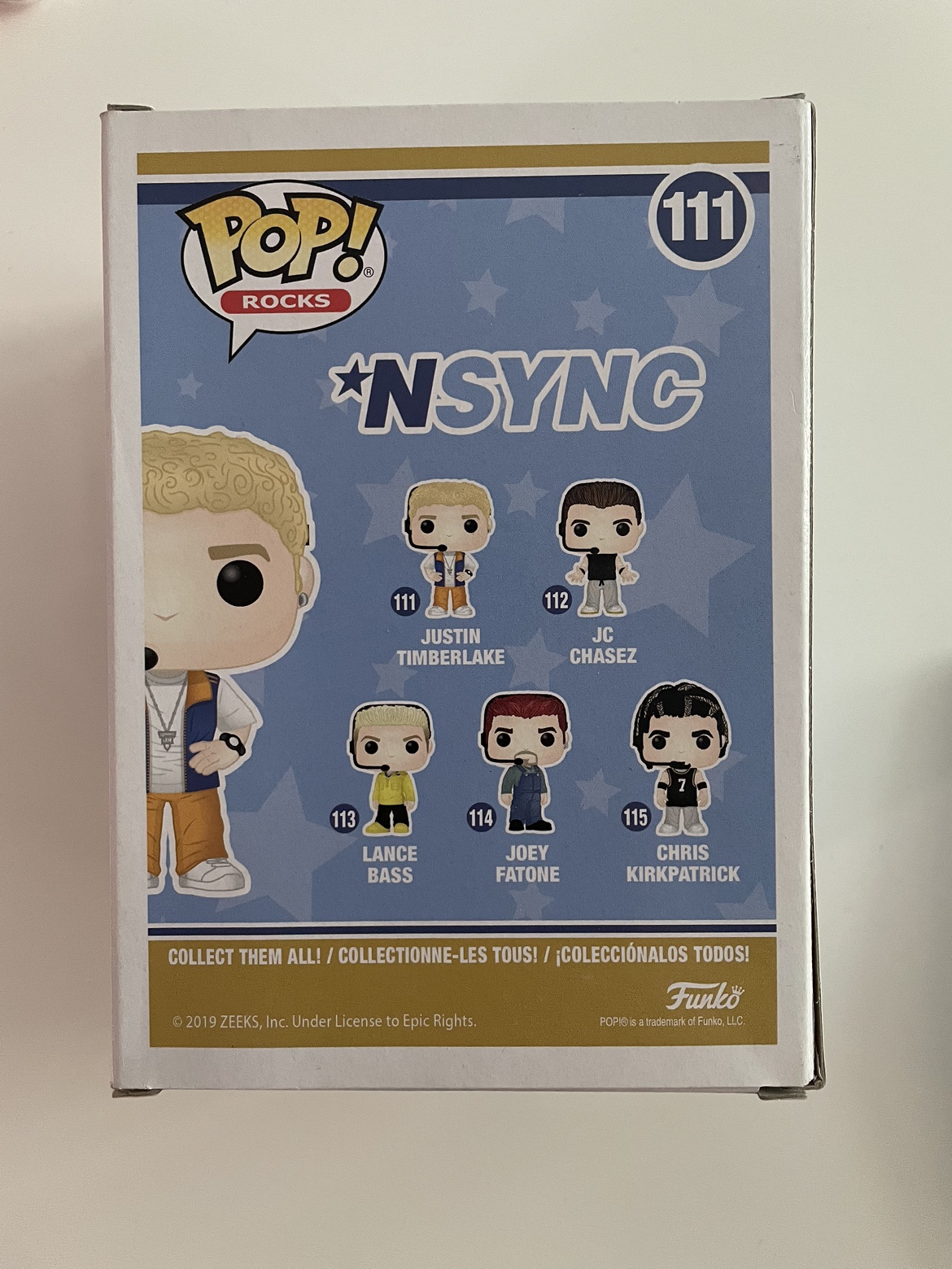 NSYNC Funko Pop - Justin Timberlake #111 image indicator(2)