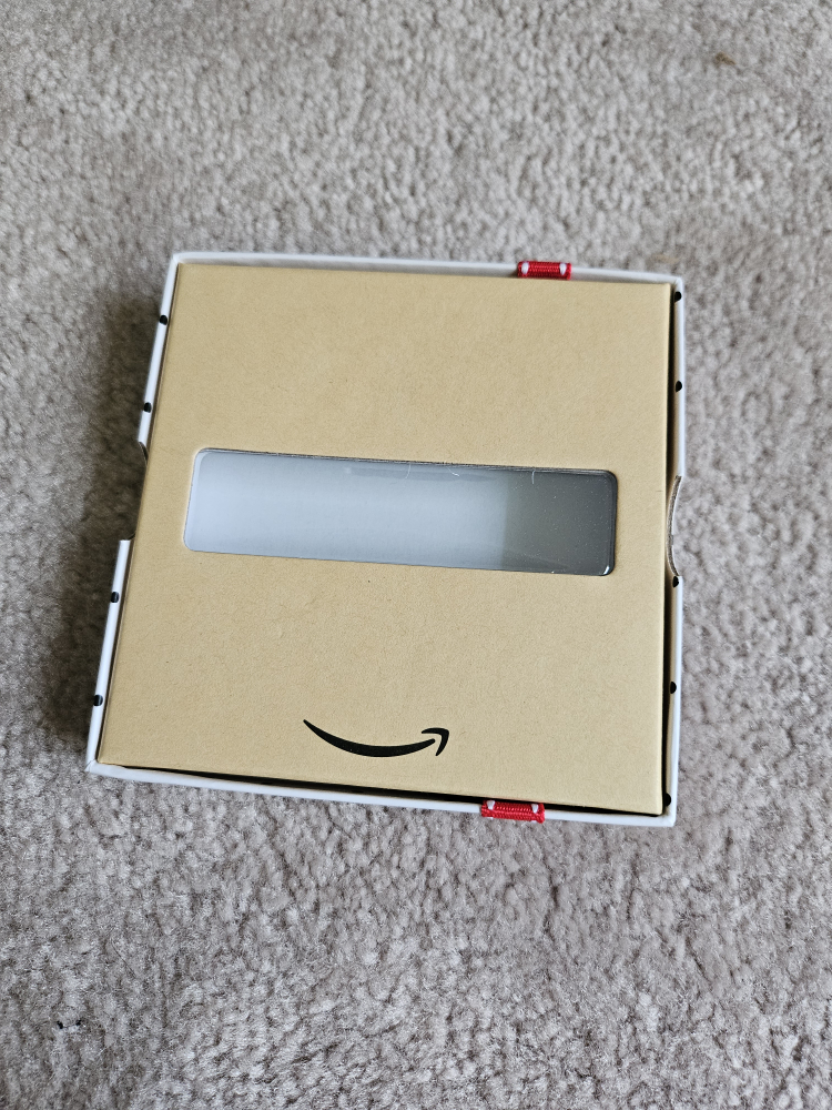 Amazon Paper Gift Card Box (white) ⚽ - photo 2