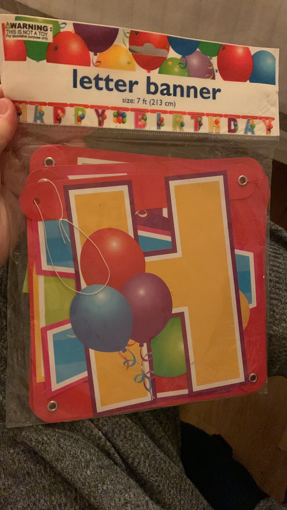 FREE Happy Birthday Banner #freecycle