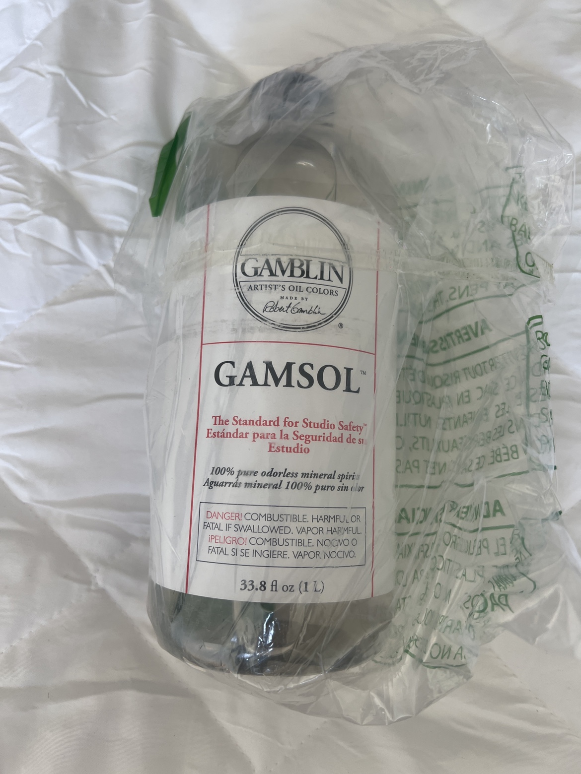 Gamsol odorless mineral spirits