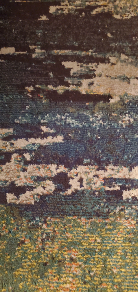 Wayfair Rectangle green/navy rug image indicator(4)