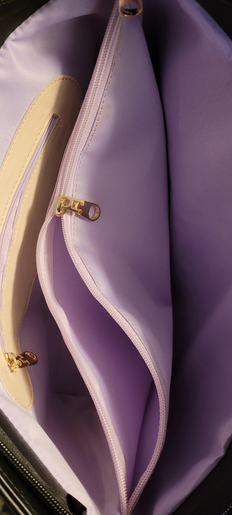 Brand new women's black purse (faux leather) ⚽ image indicator(8)