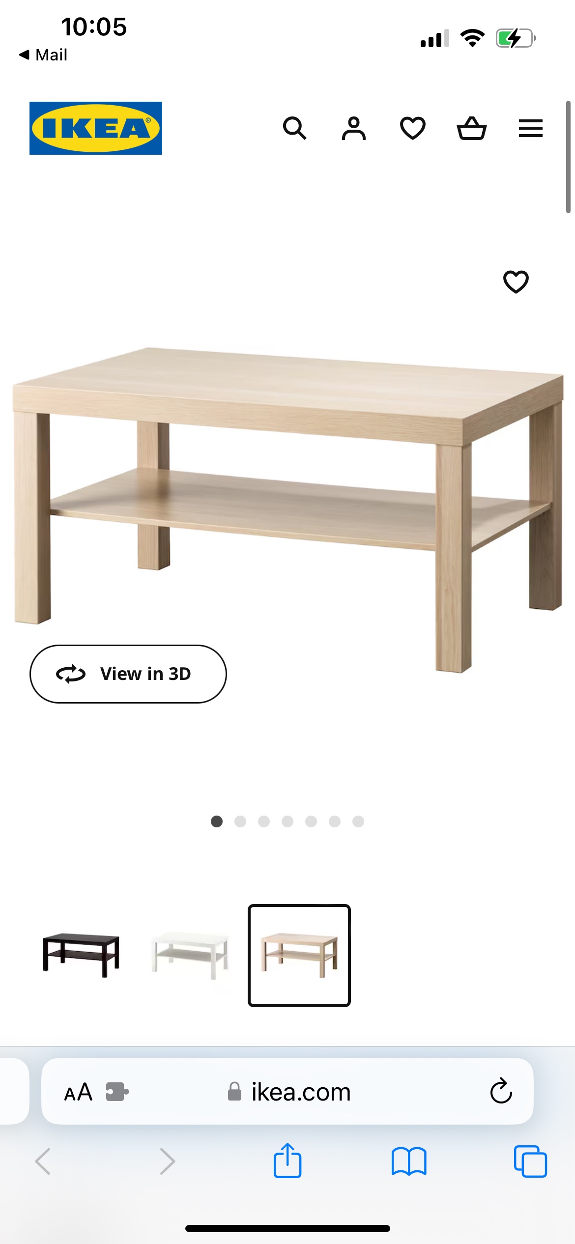 IKEA coffee table
