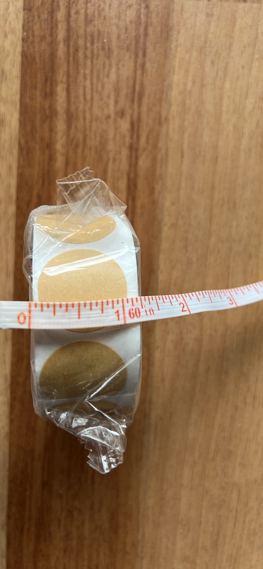 Small round Kraft sticker labels - photo 3