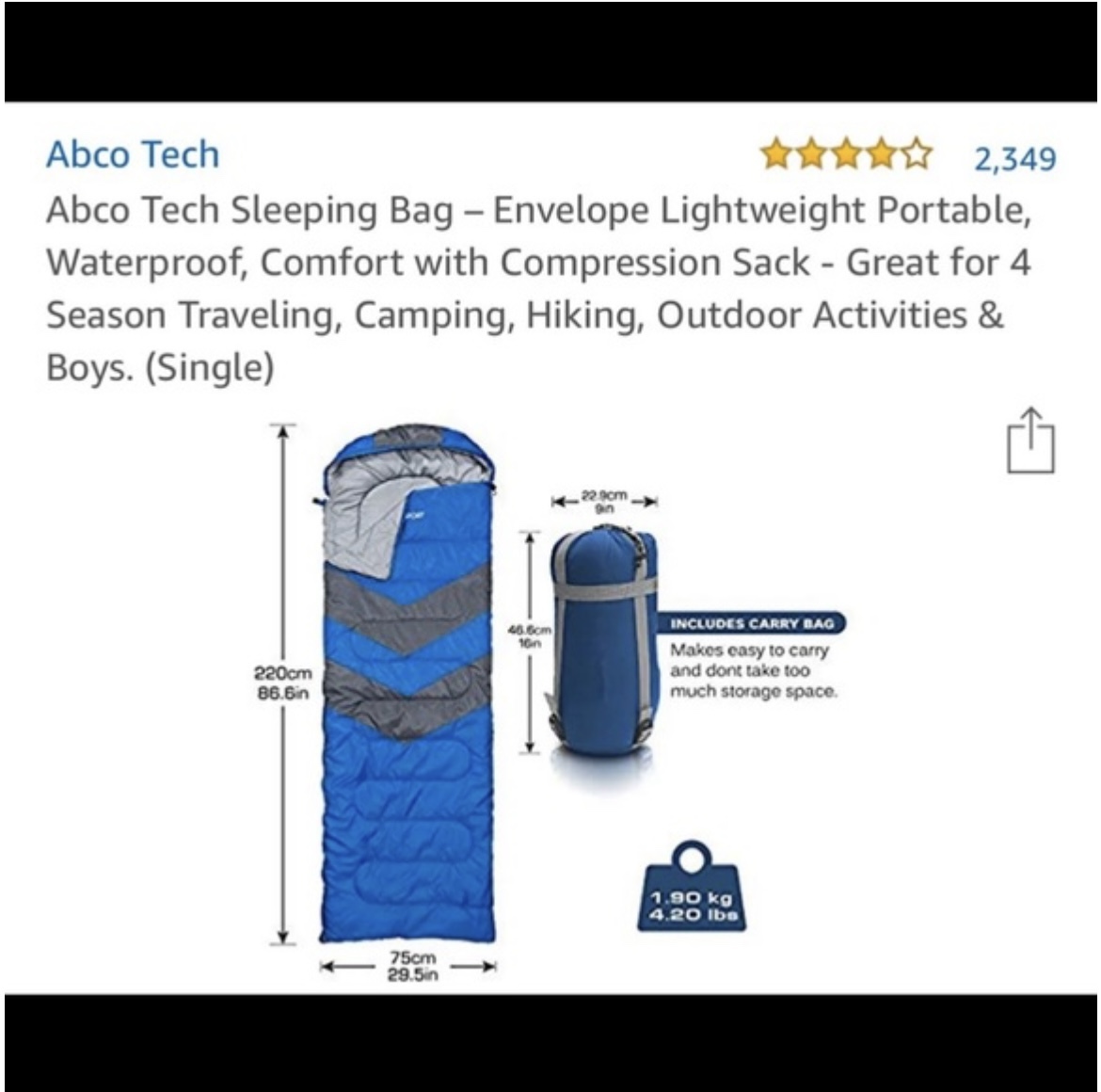 Sleeping Bag & Pad - photo 3