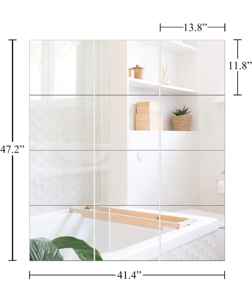 Wall mounted mirror 14”x12”x12 PCs - photo 3