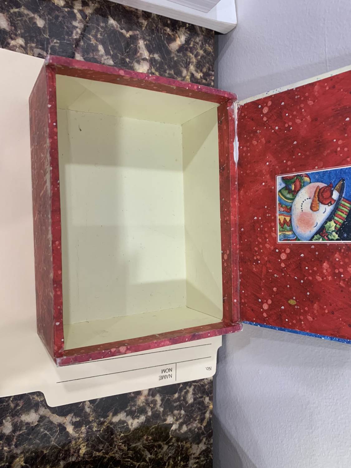 Susan Winget Snowman Trinket Box #freecycle - photo 4