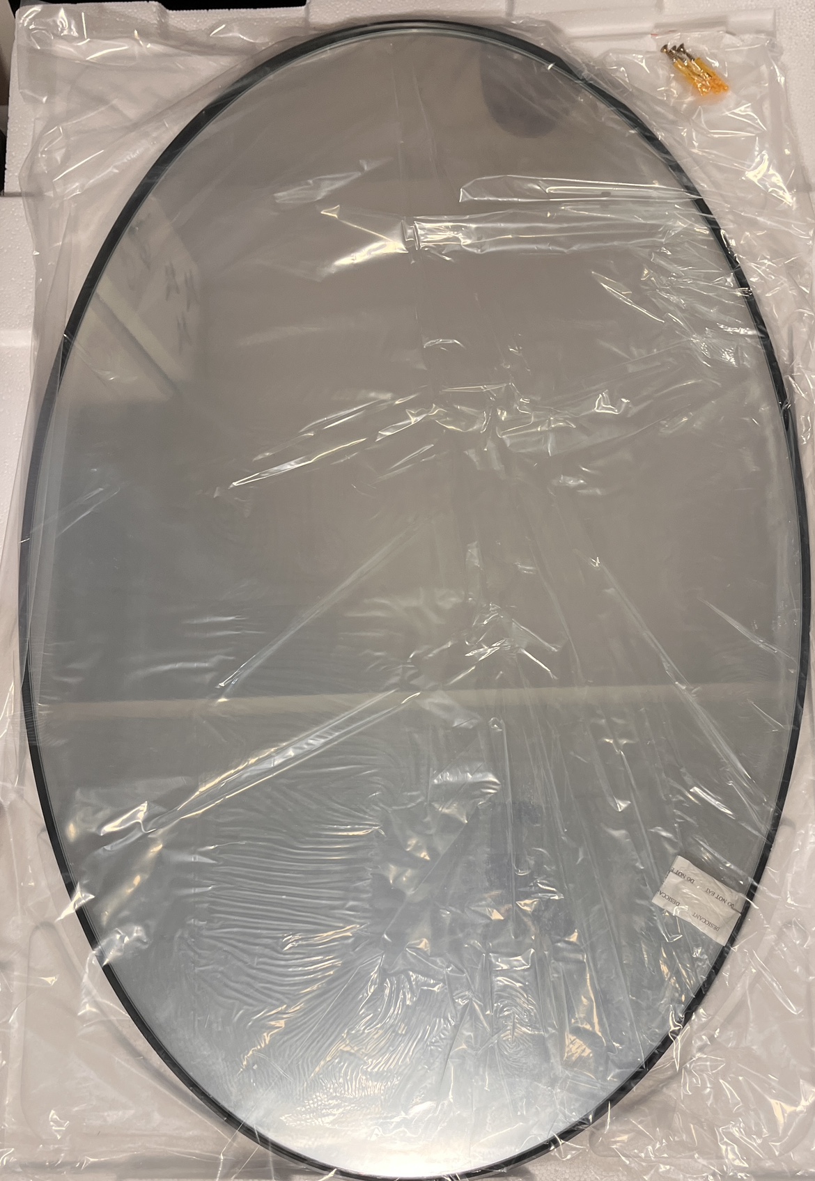 Oval Wall Mirror for Entryway, Living Room, Bedroom - photo 4