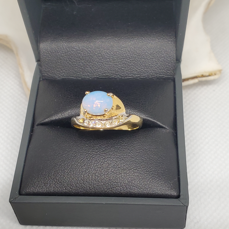 Vtg. Gold Tone Ring - photo 5